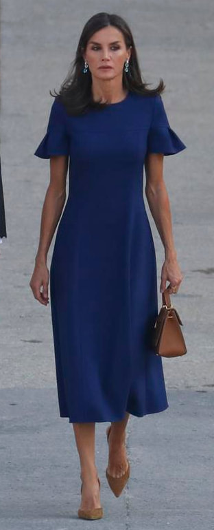 Carolina Herrera Doma Insignia Medium Satchel Bag in Brown - Queen Letizia  Handbags - Queen Letizia Style