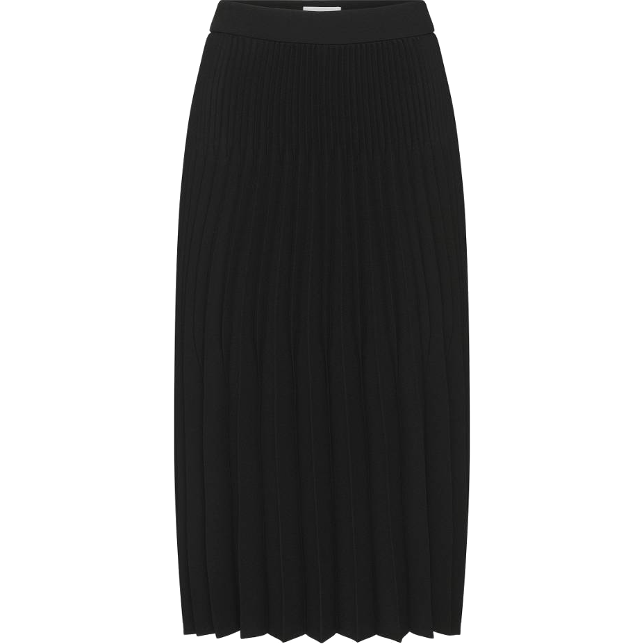 Hugo Boss Vikina Pleated Skirt in Black - Queen Letizia Skirts - Queen ...
