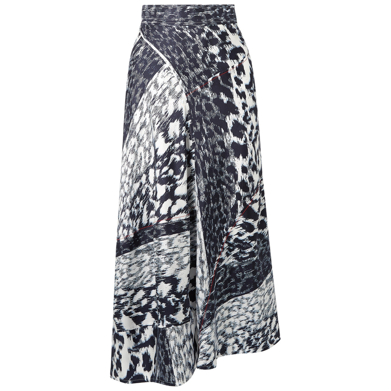Victoria Beckham Leopard Print Midi Skirt - Queen Letizia Skirts ...